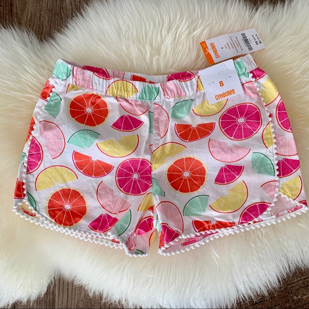Gymboree Fruit Slices Shorts 8